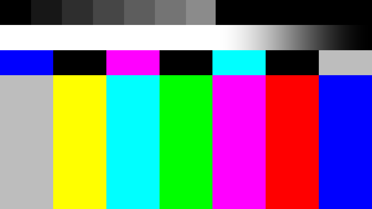 TV signal off effect preview